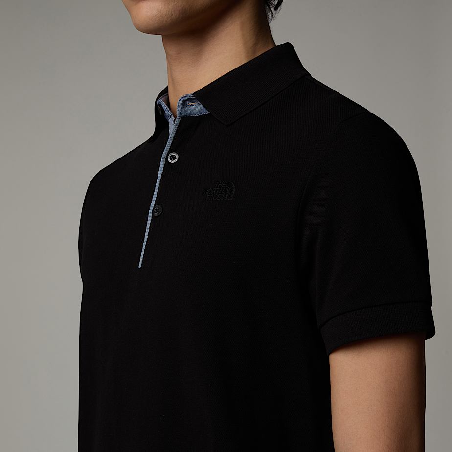 Camisa Polo The North Face Premium Piquet Hombre Negros | NF0A97G7A