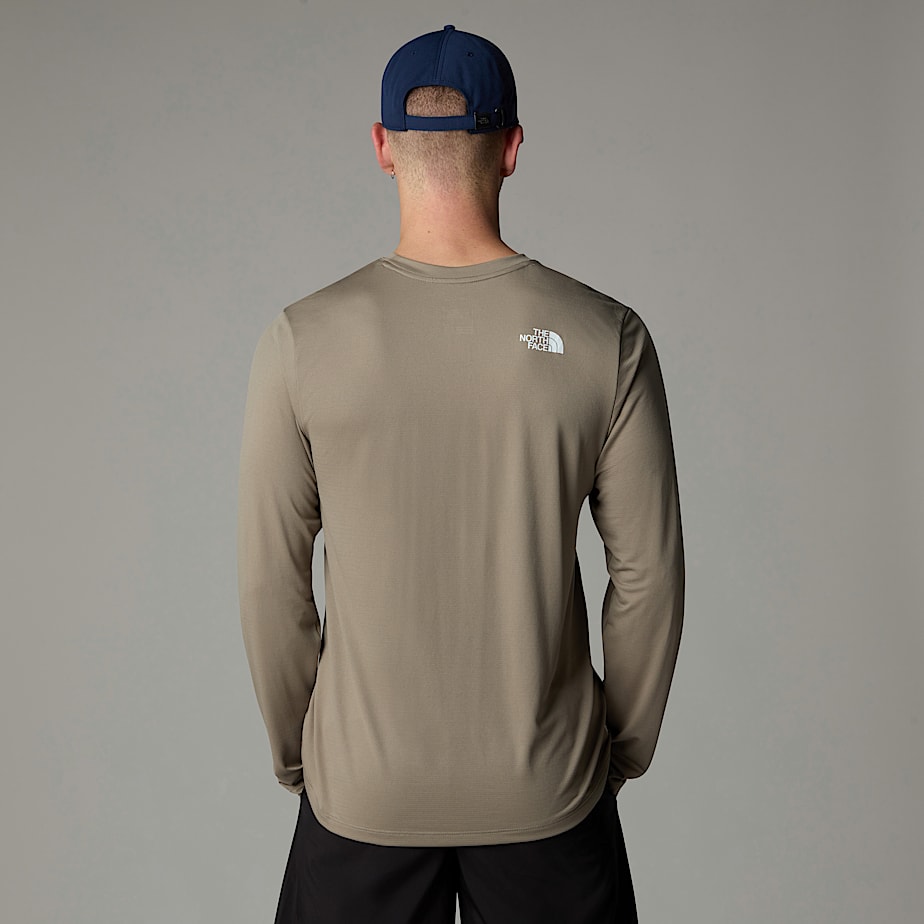 Camiseta The North Face 247 Long-Sleeve Hombre Beige | NF0A47K3Q