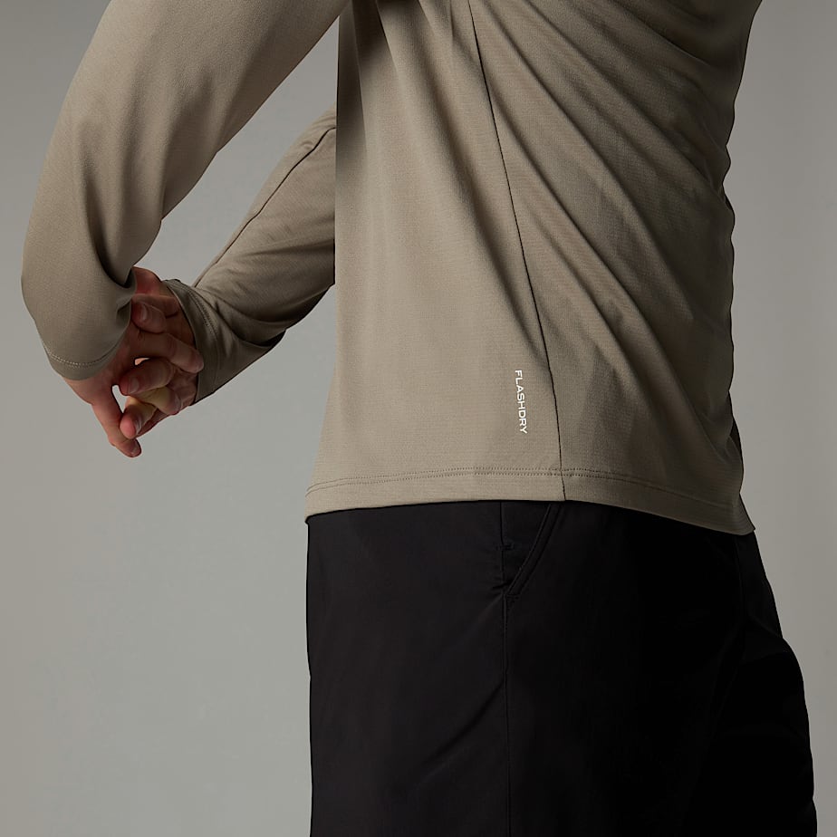 Camiseta The North Face 247 Long-Sleeve Hombre Beige | NF0A47K3Q