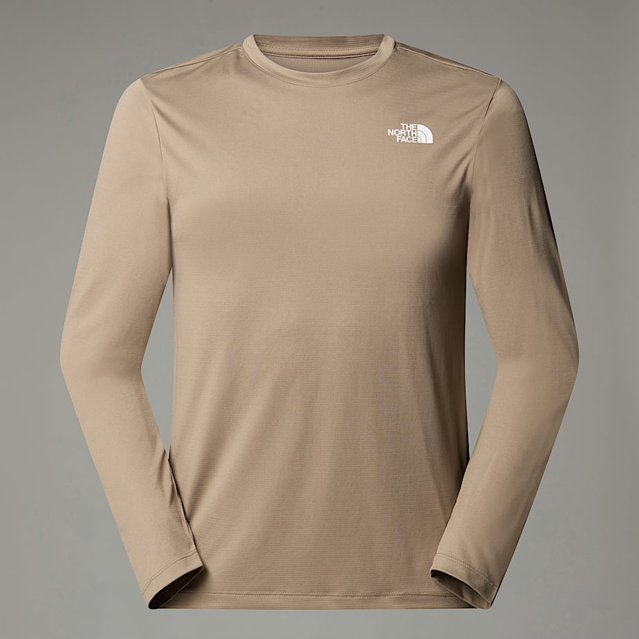Camiseta The North Face 247 Long-Sleeve Hombre Beige | NF0A47K3Q
