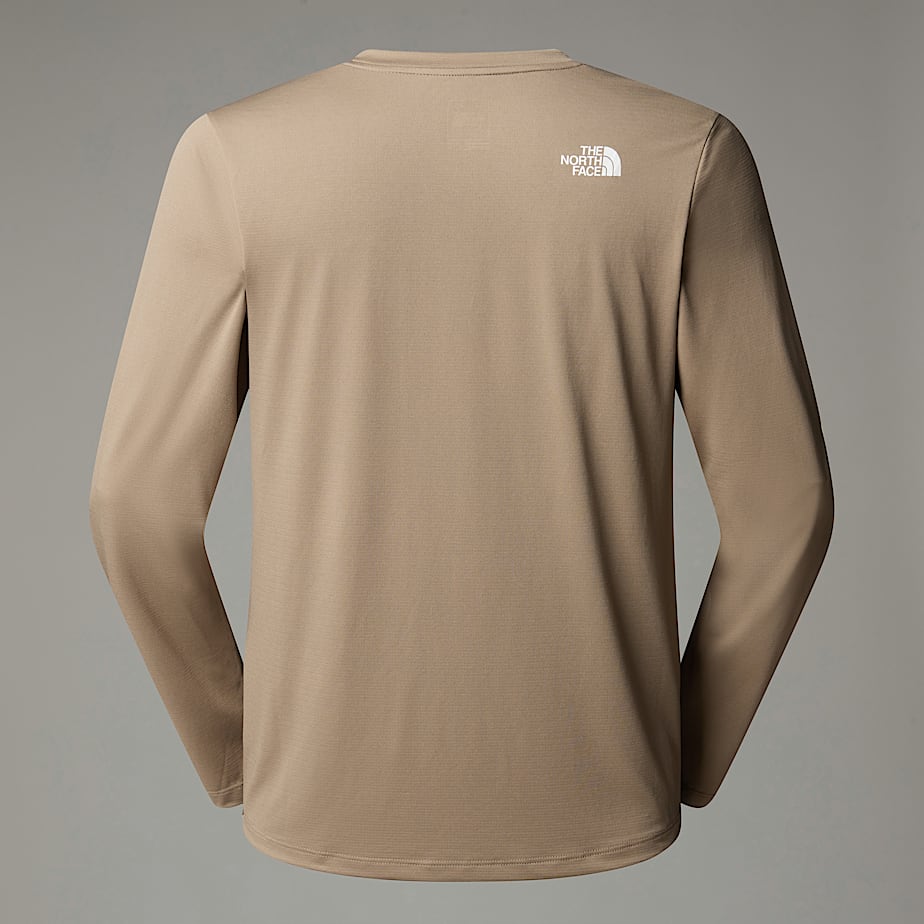 Camiseta The North Face 247 Long-Sleeve Hombre Beige | NF0A47K3Q