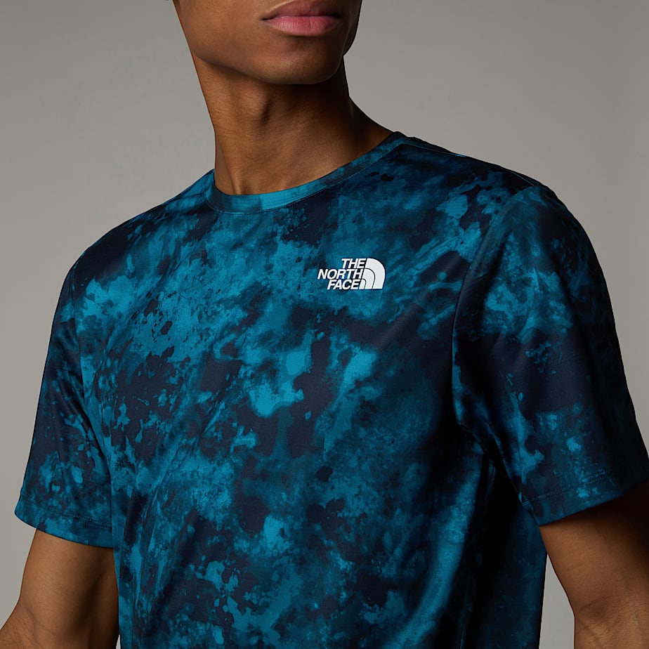 Camiseta The North Face 247 Printed Hombre Azul Marino | NF0A77G5T