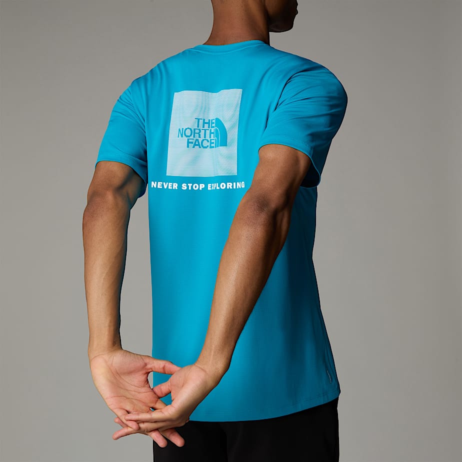 Camiseta The North Face 247 Redbox Hombre Azules | NF0A82Y8X