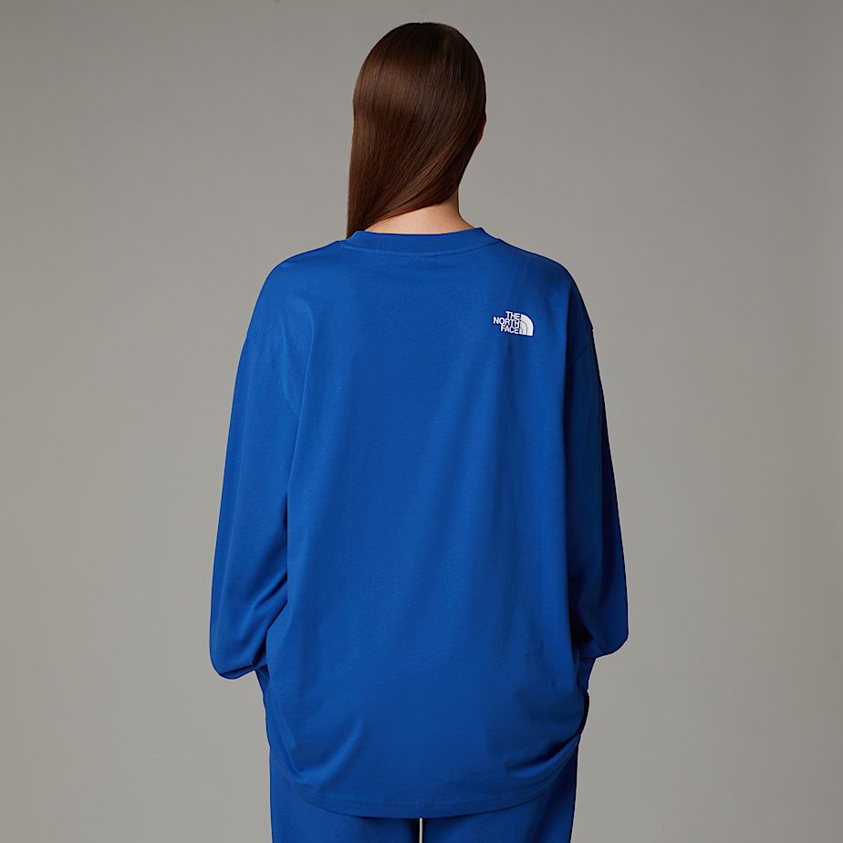 Camiseta The North Face AXYS Long-Sleeve Mujer Azules | NF0A32M9D