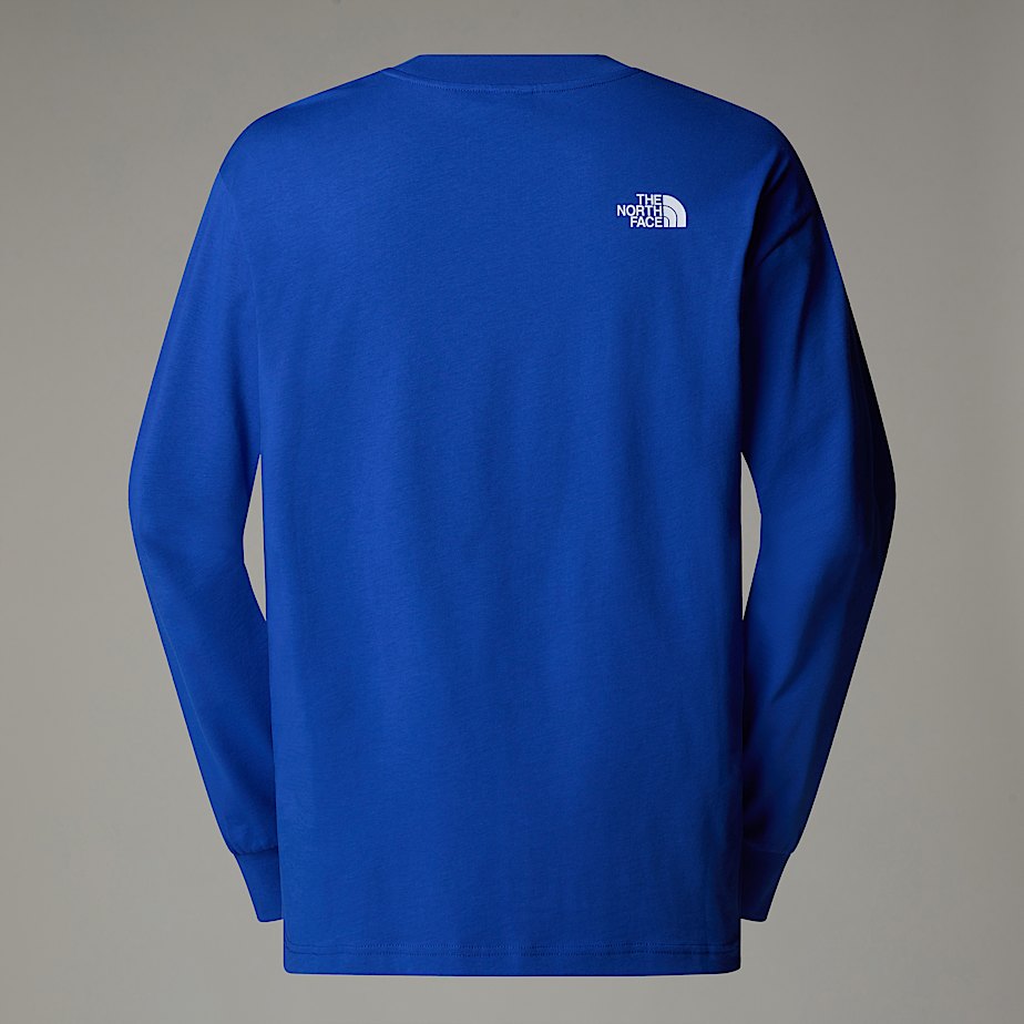 Camiseta The North Face AXYS Long-Sleeve Hombre Azules | NF0A14R9I