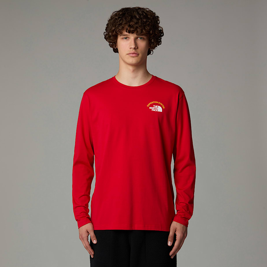 Camiseta The North Face Anniversary Long-Sleeve Hombre Rojos | NF0A82F1V