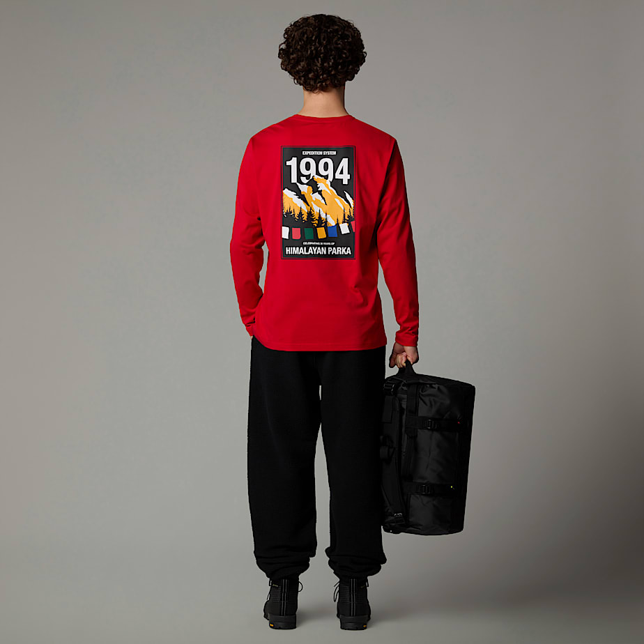 Camiseta The North Face Anniversary Long-Sleeve Hombre Rojos | NF0A82F1V