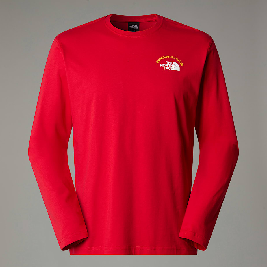 Camiseta The North Face Anniversary Long-Sleeve Hombre Rojos | NF0A82F1V