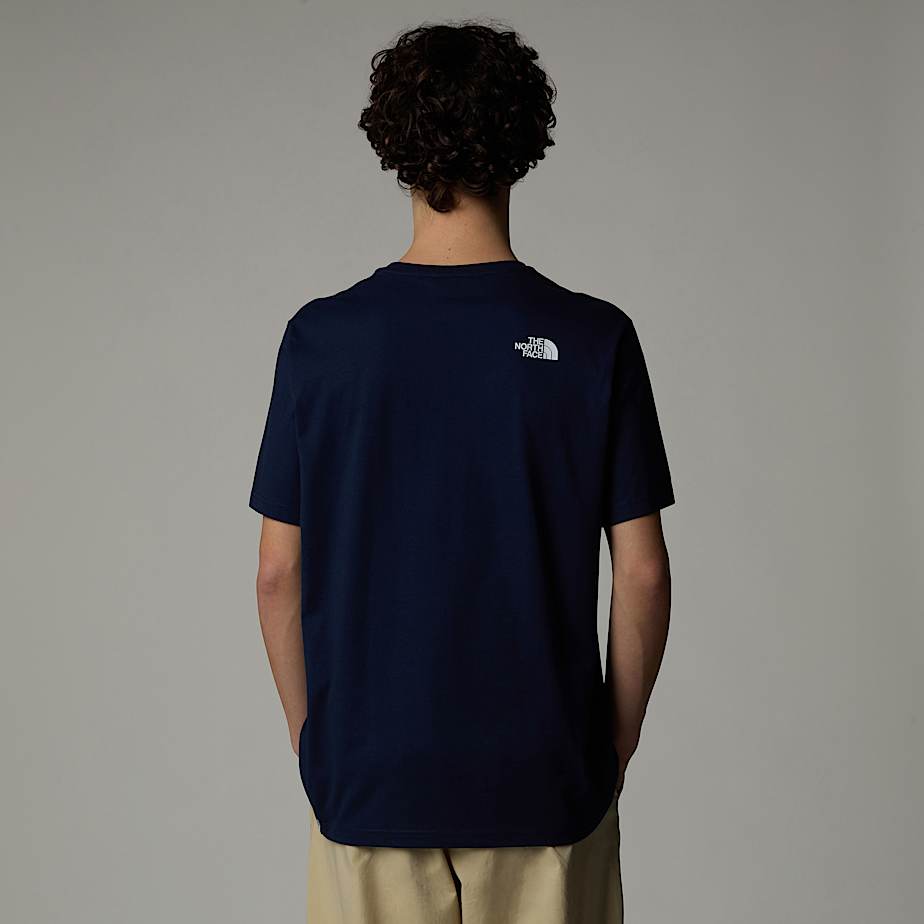 Camiseta The North Face Biner Graphic 1 Hombre Azul Marino | NF0A16B1D