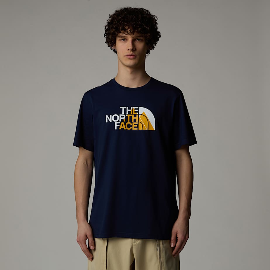Camiseta The North Face Biner Graphic 1 Hombre Azul Marino | NF0A16B1D