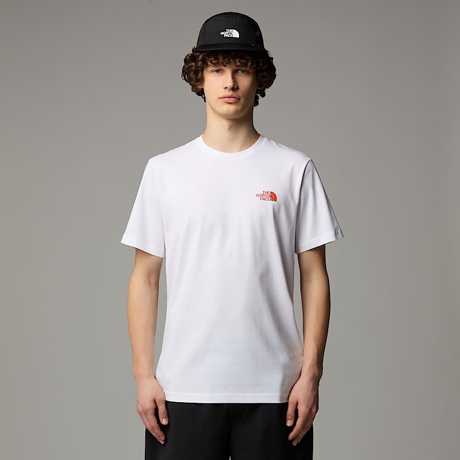Camiseta The North Face Biner Graphic 4 Hombre Blancos | NF0A53S1B