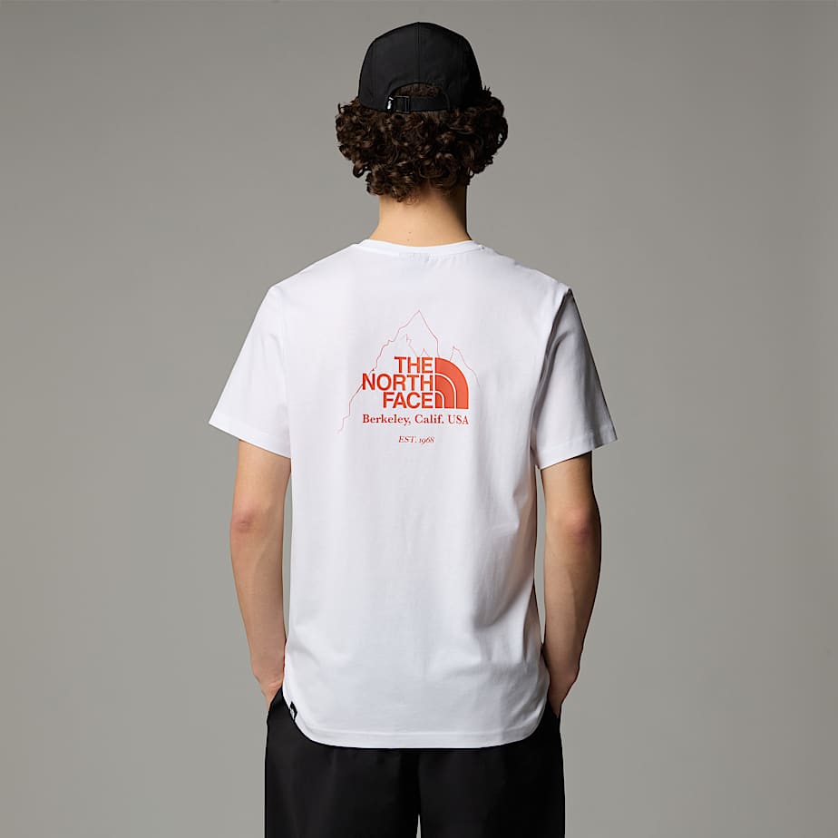 Camiseta The North Face Biner Graphic 4 Hombre Blancos | NF0A53S1B