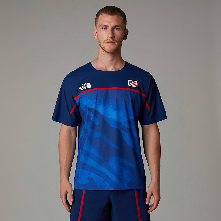 Camiseta The North Face Comp Hombre Azules | NF0A15H5S