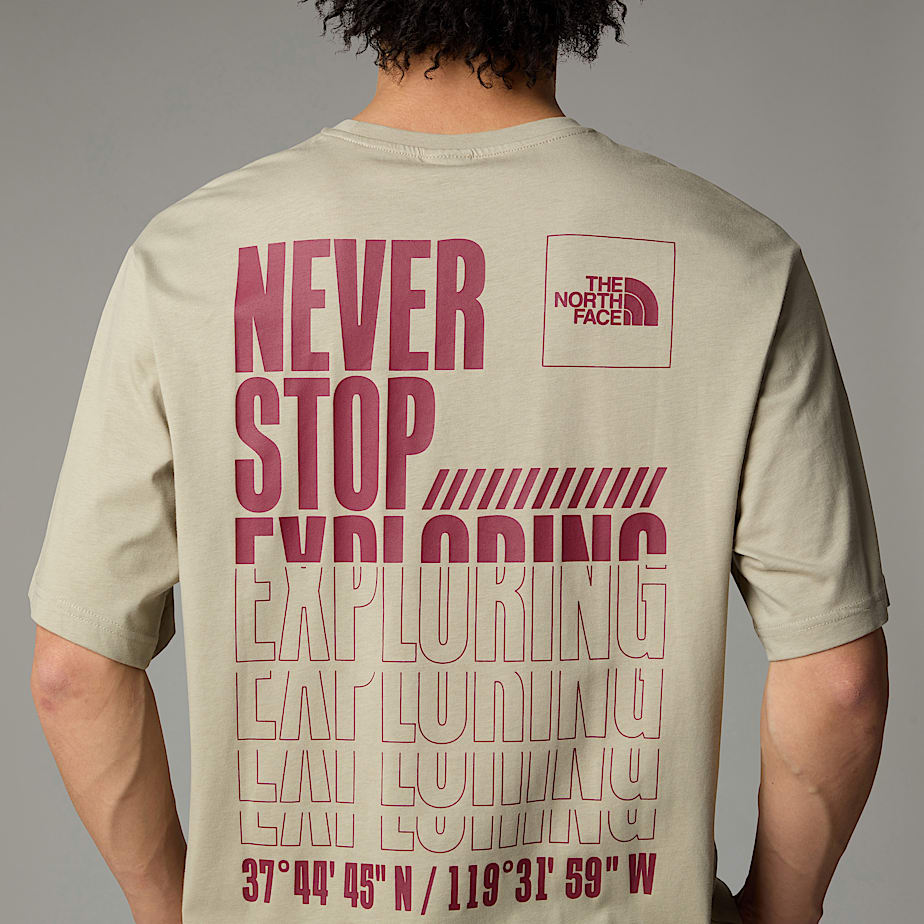 Camiseta The North Face Coordinates Hombre Grises | NF0A32V9G