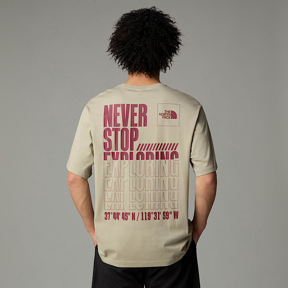 Camiseta The North Face Coordinates Hombre Grises | NF0A32V9G
