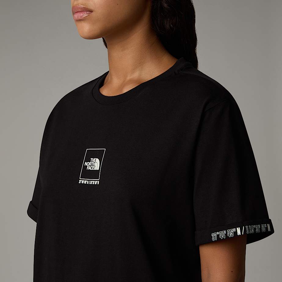 Camiseta The North Face Coordinates Mujer Negros | NF0A65C9F