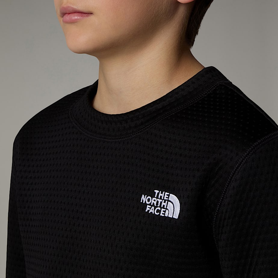 Camiseta The North Face DotKnit Thermal Set Niños Negros | NF0A49N9K