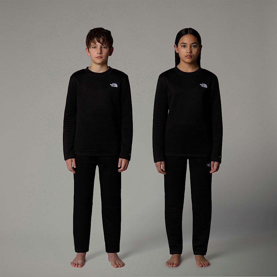 Camiseta The North Face DotKnit Thermal Set Niños Negros | NF0A49N9K