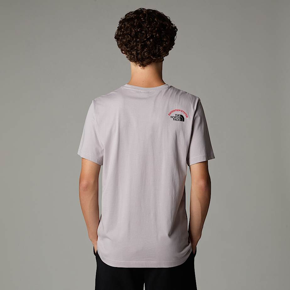 Camiseta The North Face Expedition System Graphic Hombre Grises | NF0A32B6Y
