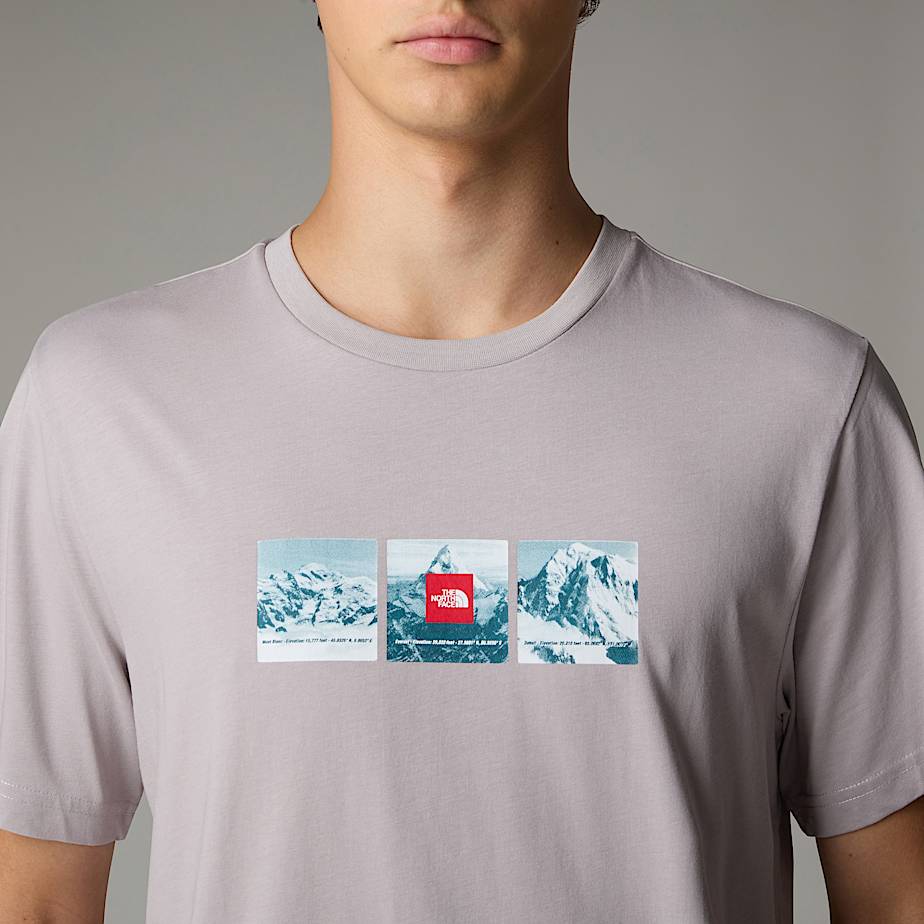 Camiseta The North Face Expedition System Graphic Hombre Grises | NF0A32B6Y