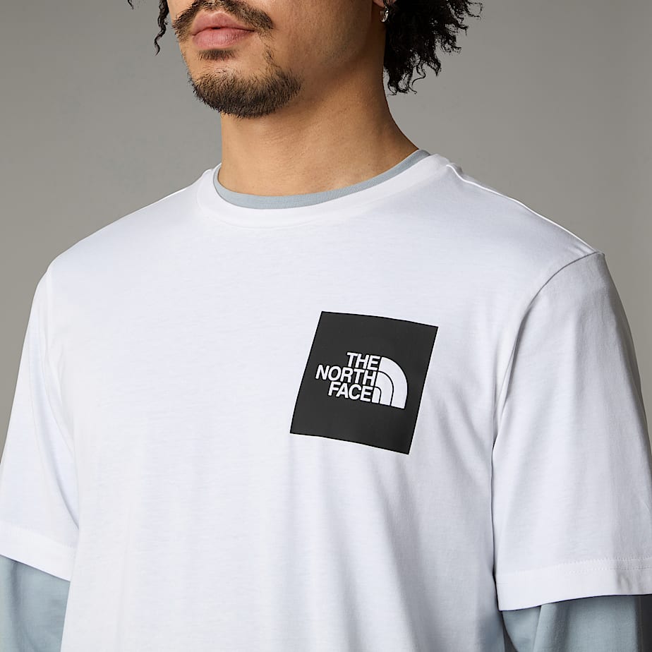 Camiseta The North Face Fine Hombre Blancos | NF0A57I3K