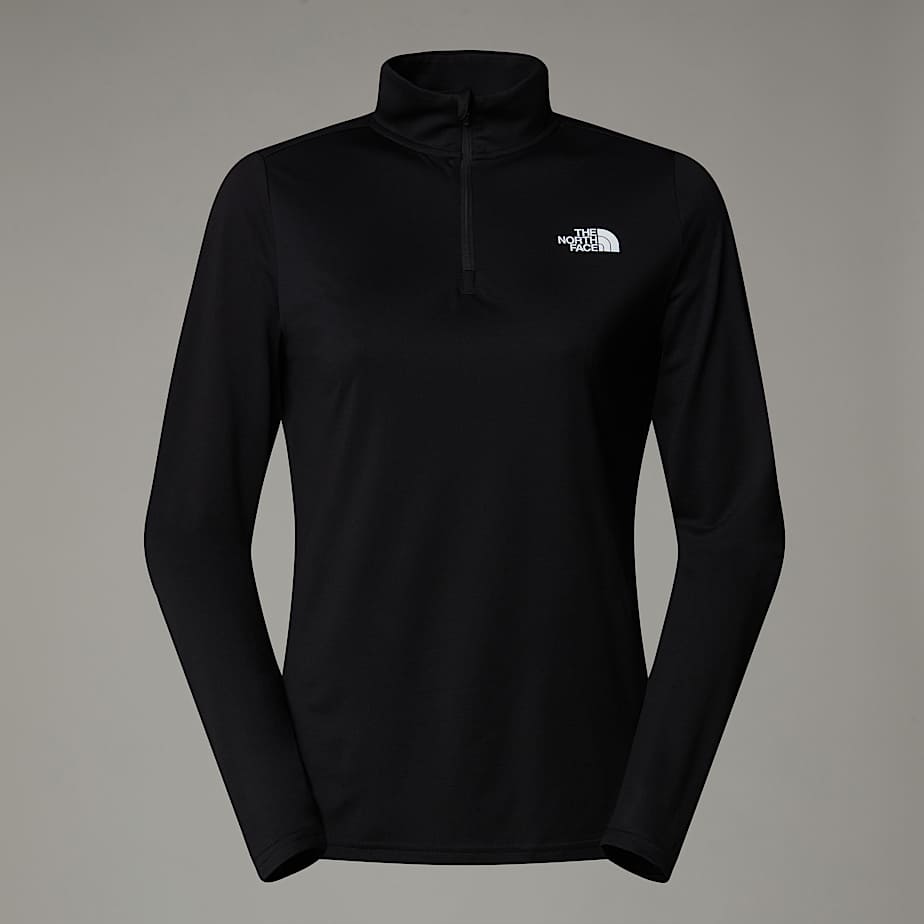 Camiseta The North Face Flex 1/4 Zip Graphic Long-Sleeve Mujer Negros | NF0A20Q5F