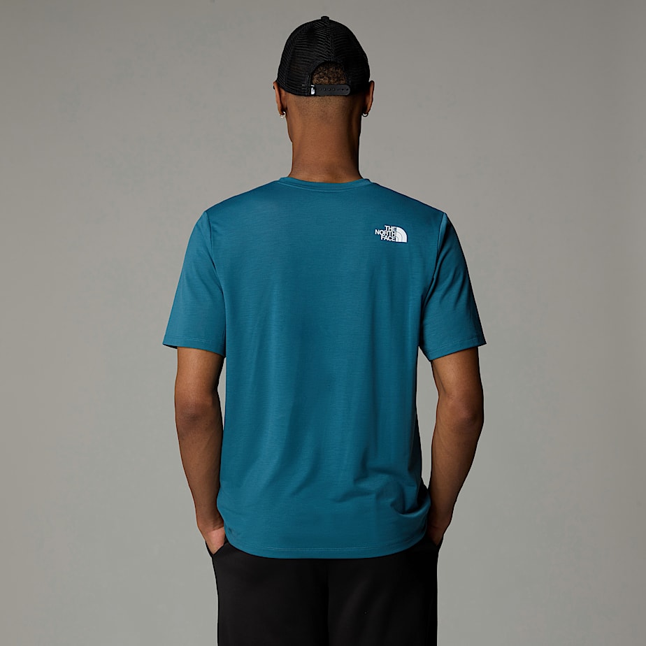 Camiseta The North Face Foundation Mountain Hombre Azules | NF0A41K7T
