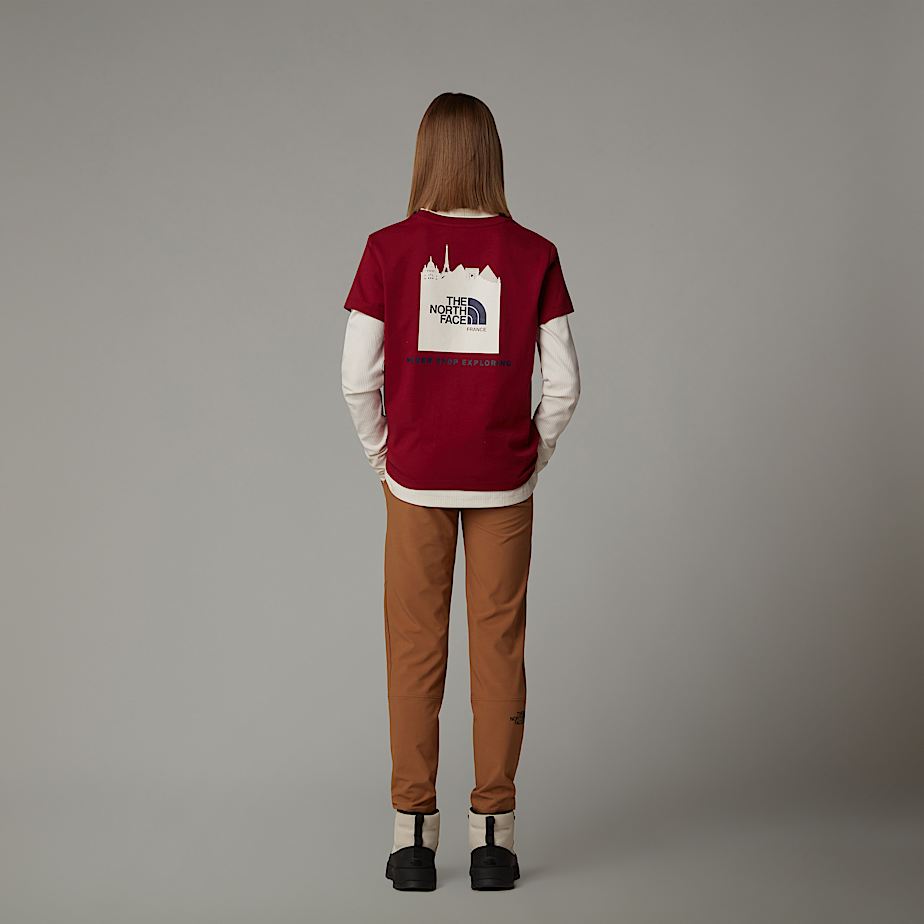 Camiseta The North Face France Redbox Niños Rojos | NF0A07F3L