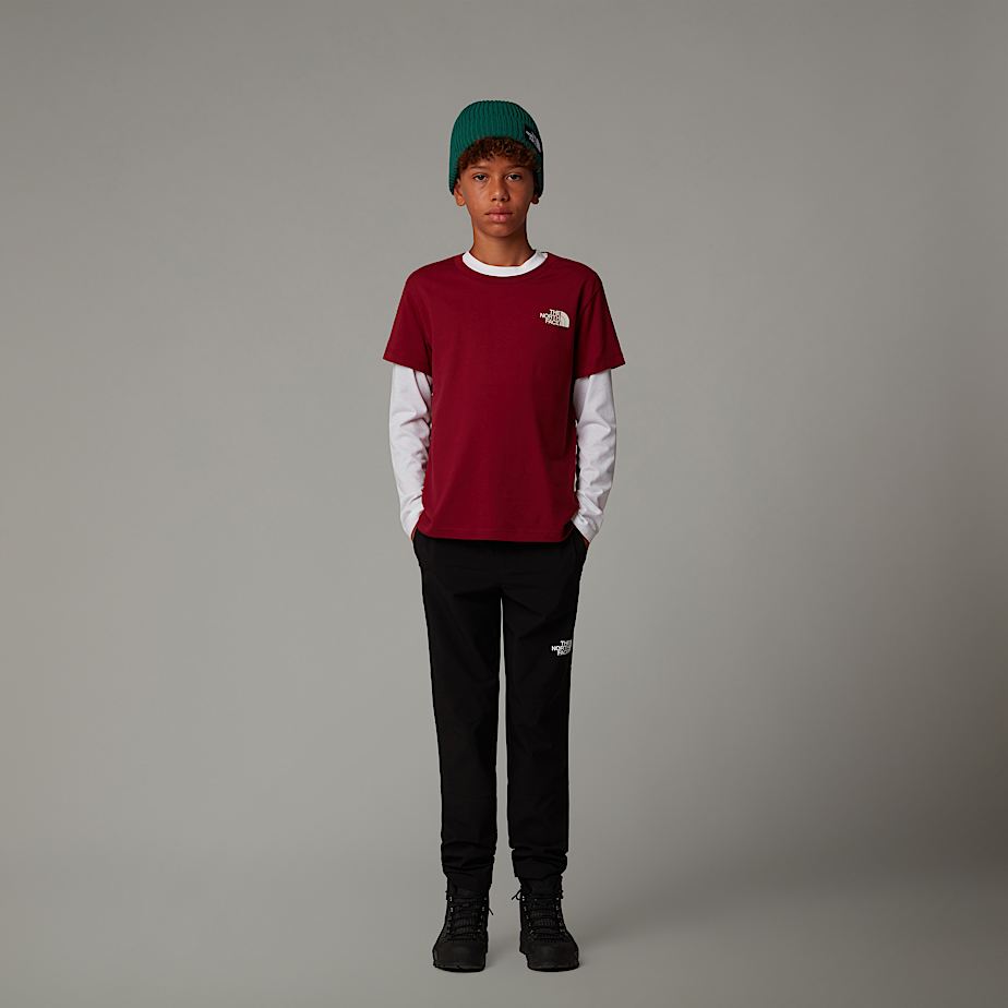 Camiseta The North Face France Redbox Niños Rojos | NF0A07F3L
