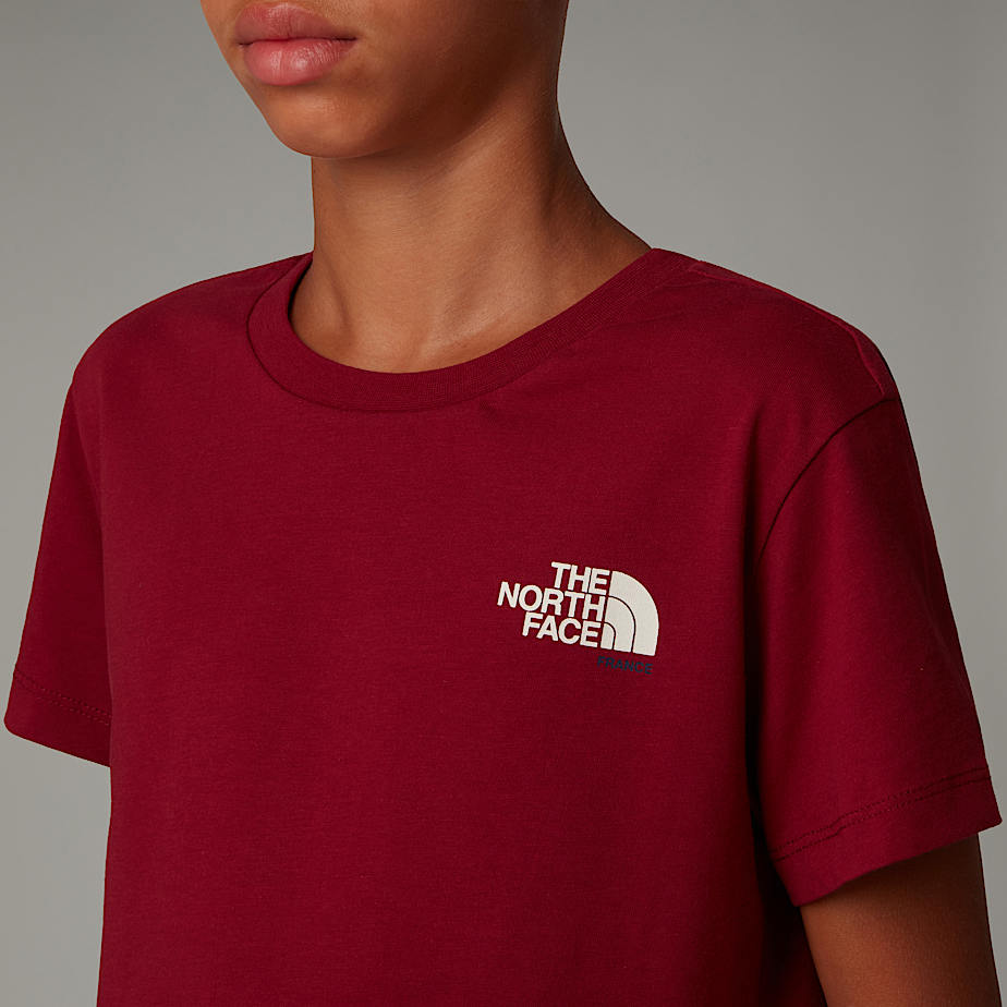 Camiseta The North Face France Redbox Niños Rojos | NF0A07F3L
