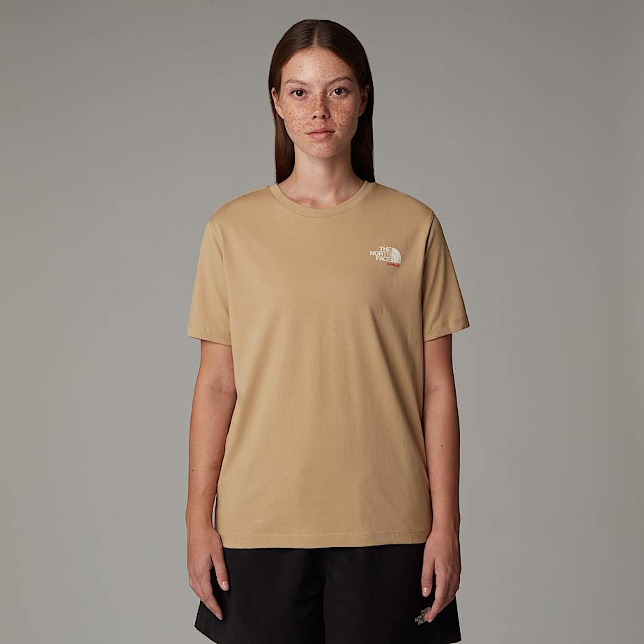 Camiseta The North Face Germany Redbox Mujer Kaki | NF0A36I9L