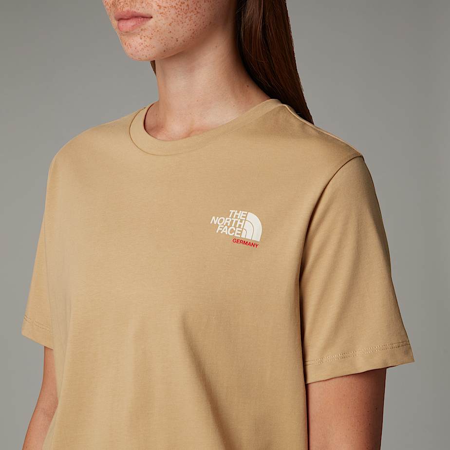 Camiseta The North Face Germany Redbox Mujer Kaki | NF0A36I9L