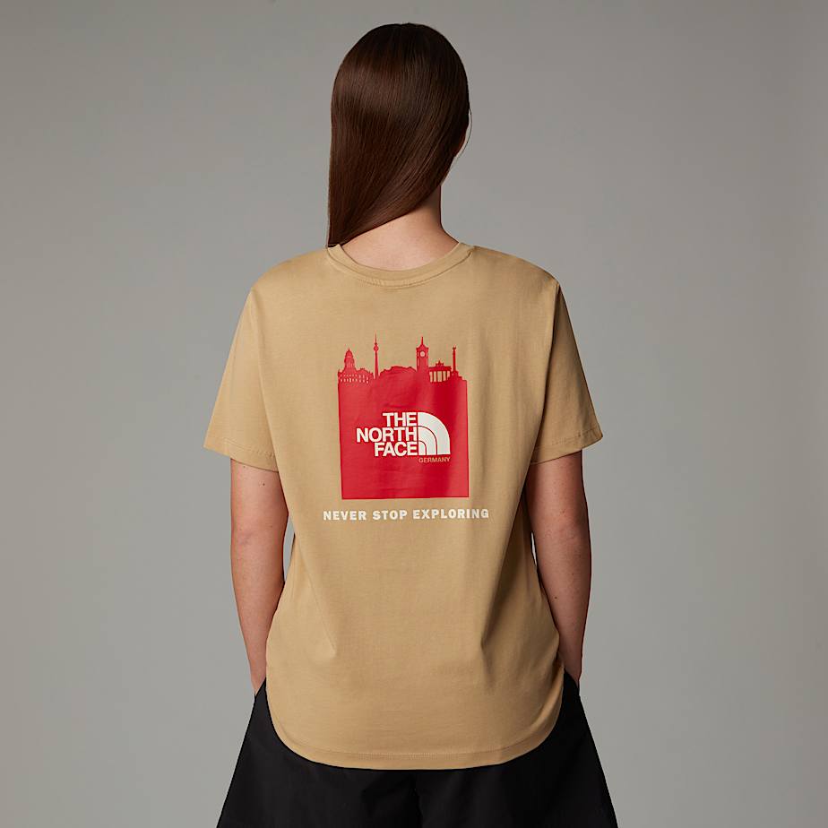 Camiseta The North Face Germany Redbox Mujer Kaki | NF0A36I9L