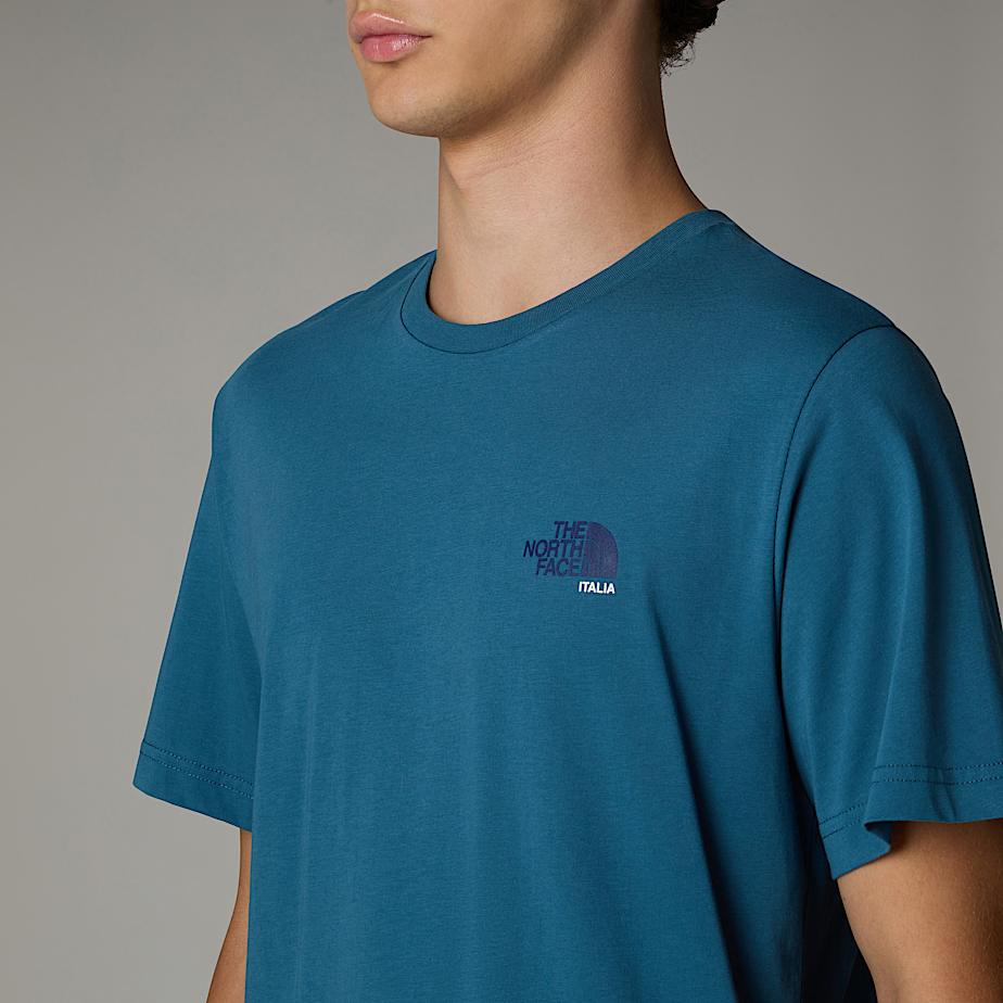 Camiseta The North Face Italy Redbox Hombre Azules | NF0A42L3M