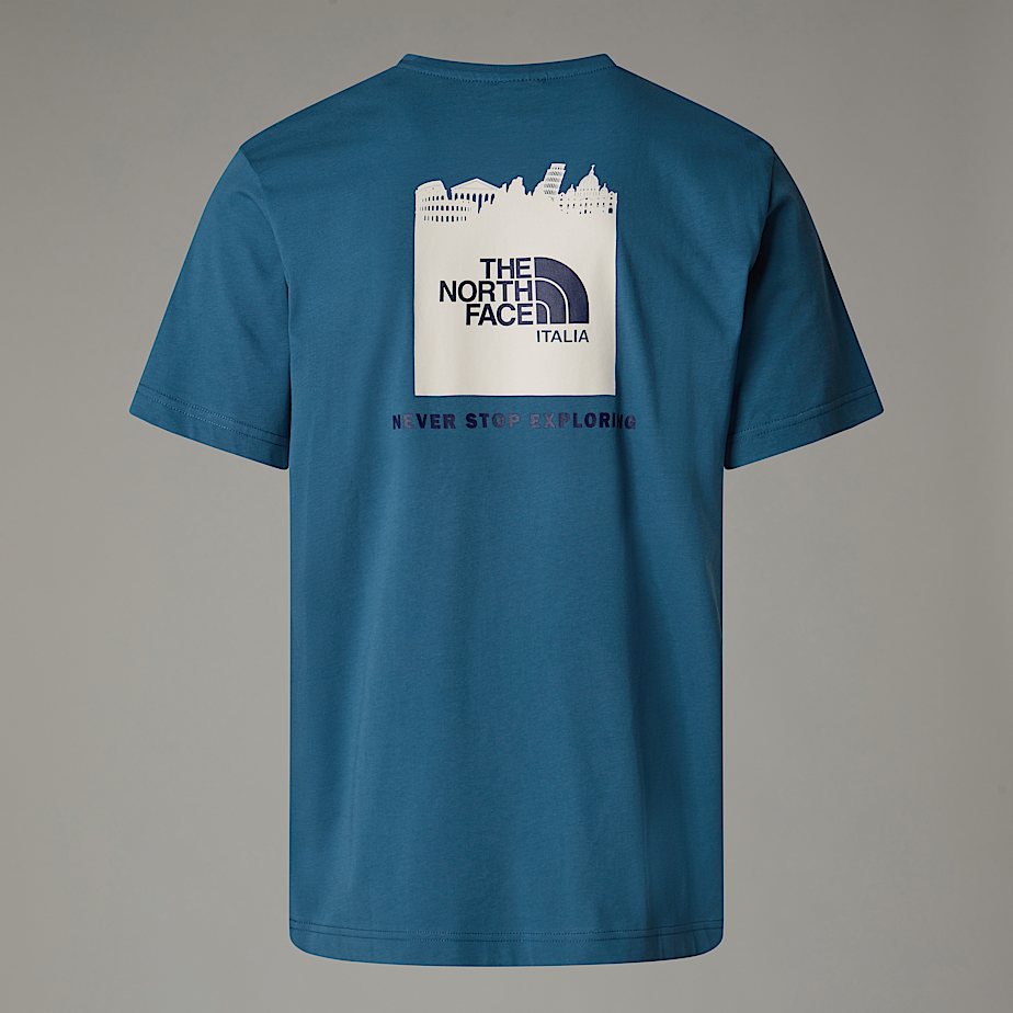 Camiseta The North Face Italy Redbox Hombre Azules | NF0A42L3M