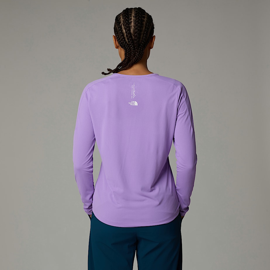 Camiseta The North Face Kikash Long-Sleeve Mujer Morados | NF0A90Z6Y