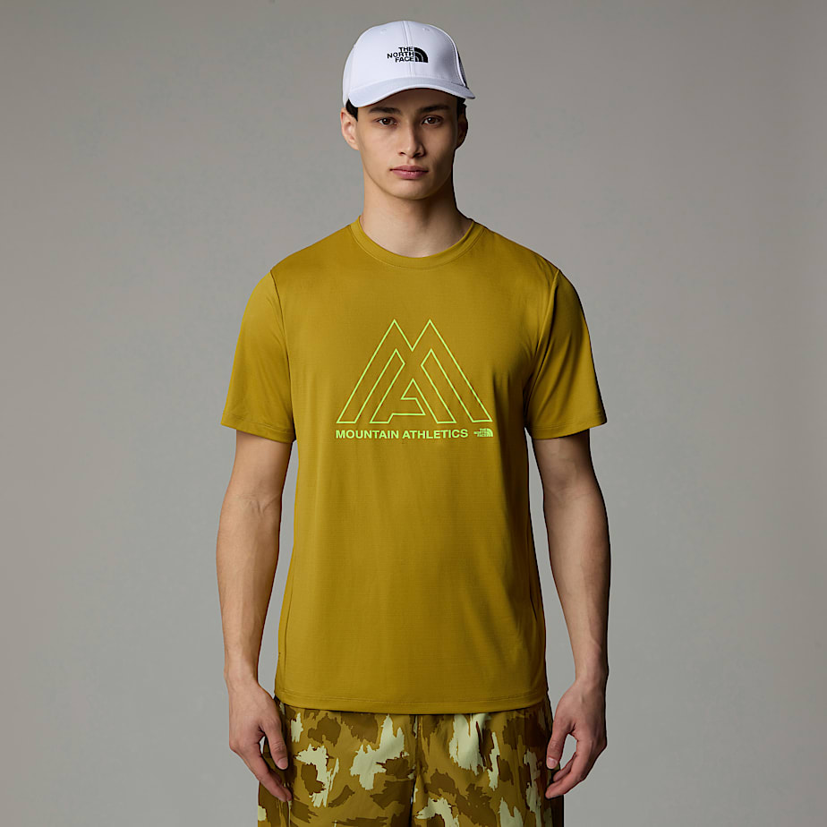 Camiseta The North Face Mountain Athletics 247 Hombre Marrom | NF0A92Y8H