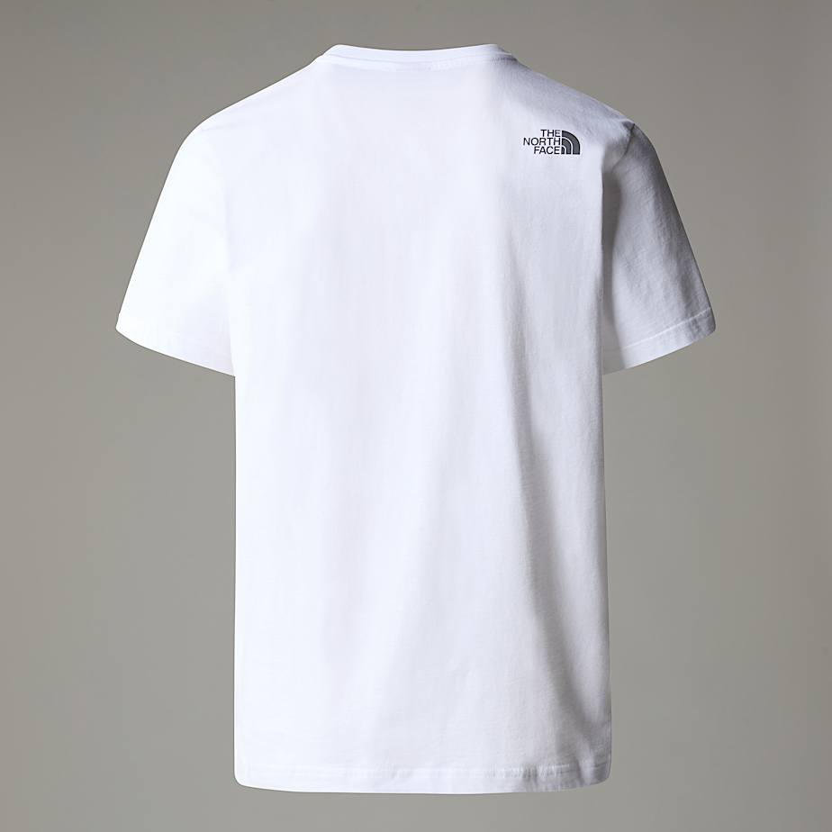 Camiseta The North Face Mountain Line Hombre Blancos | NF0A41M7T