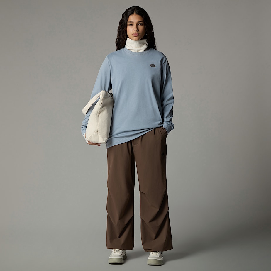 Camiseta The North Face Natural Dye Long-Sleeve Mujer Grises | NF0A82R8T