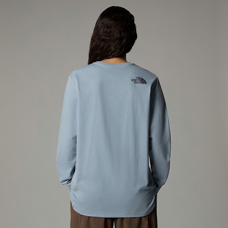 Camiseta The North Face Natural Dye Long-Sleeve Mujer Grises | NF0A82R8T