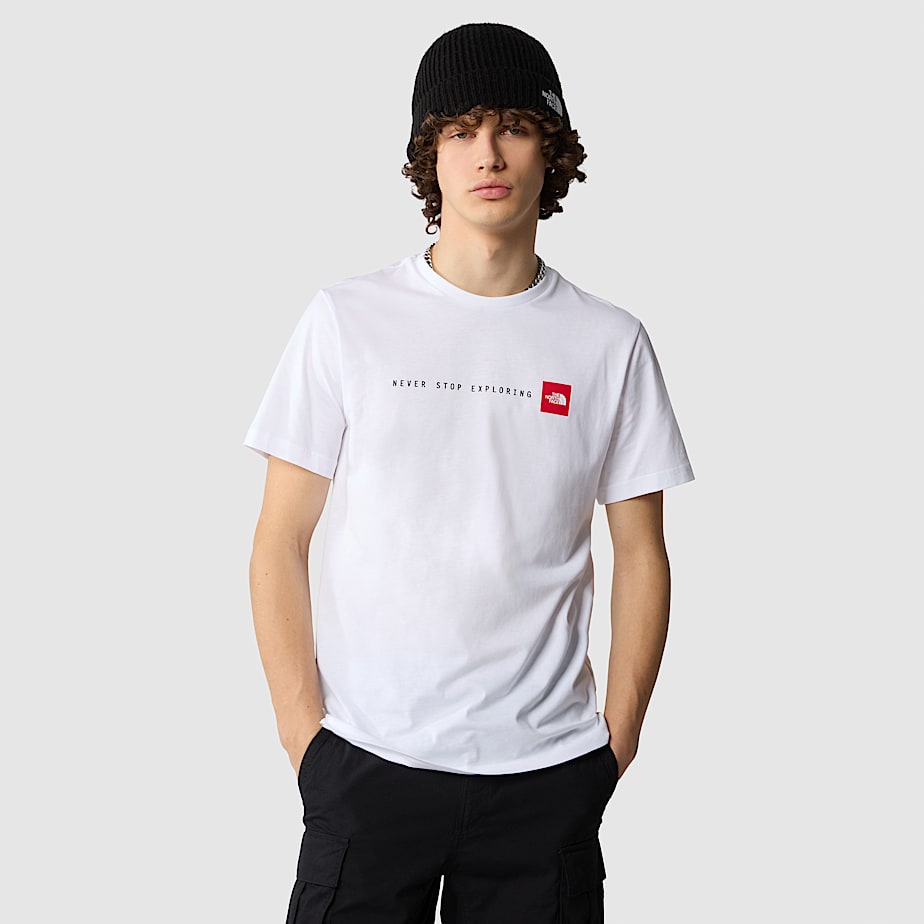 Camiseta The North Face Never Stop Exploring Hombre Blancos | NF0A59Z9Y
