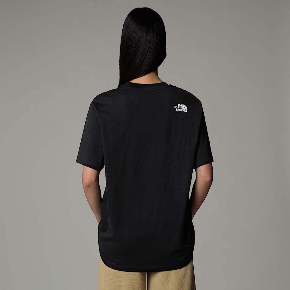 Camiseta The North Face Oversized Simple Dome Mujer Negros | NF0A94H3W