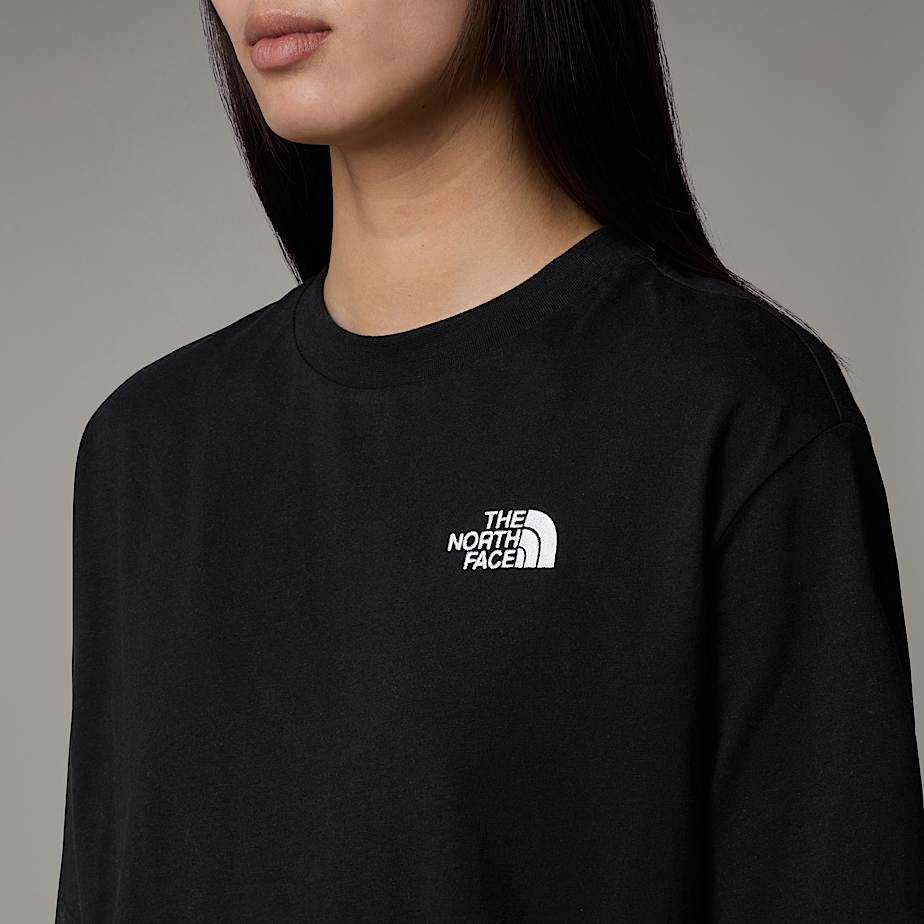 Camiseta The North Face Oversized Simple Dome Mujer Negros | NF0A94H3W