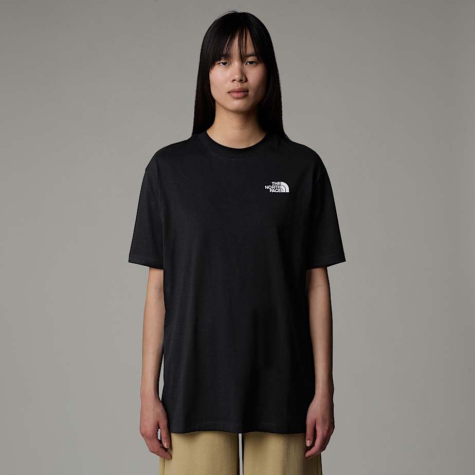 Camiseta The North Face Oversized Simple Dome Mujer Negros | NF0A94H3W