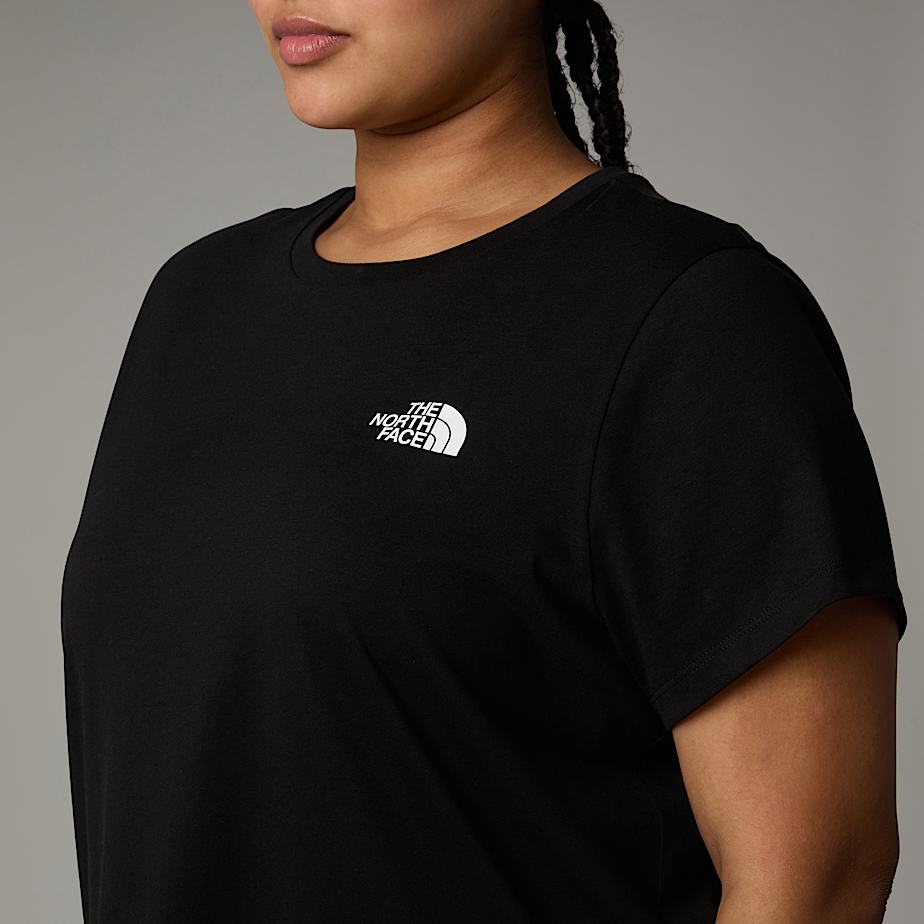 Camiseta The North Face Plus Size Simple Dome Mujer Negros | NF0A51V5Q