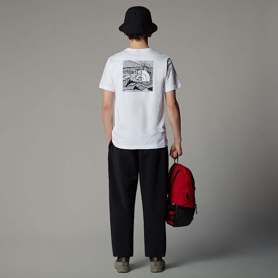 Camiseta The North Face Redbox Celebration Hombre Blancos | NF0A95D1P
