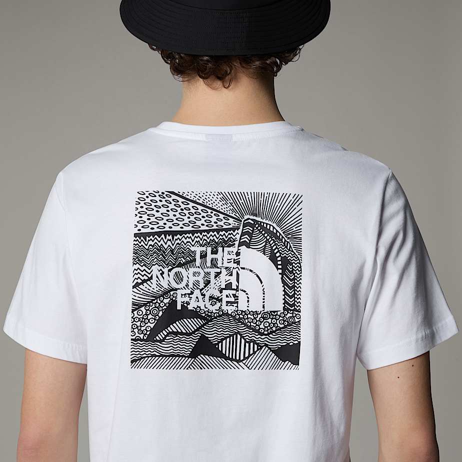 Camiseta The North Face Redbox Celebration Hombre Blancos | NF0A95D1P