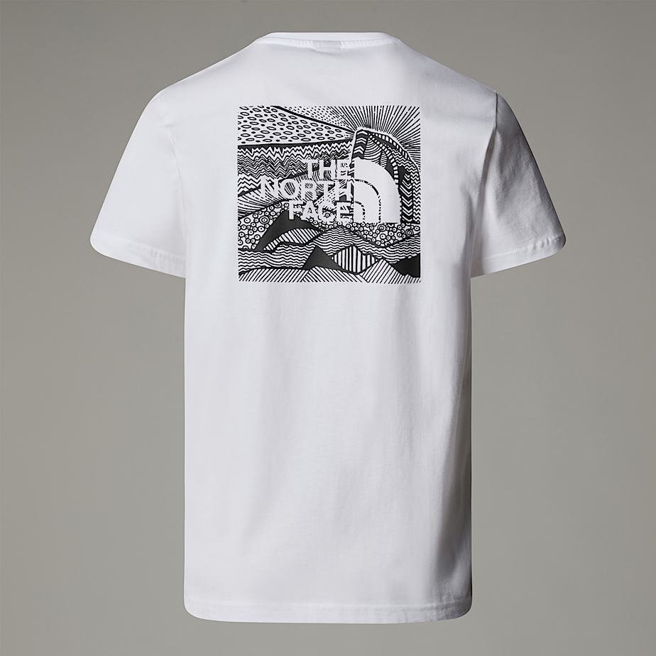 Camiseta The North Face Redbox Celebration Hombre Blancos | NF0A95D1P