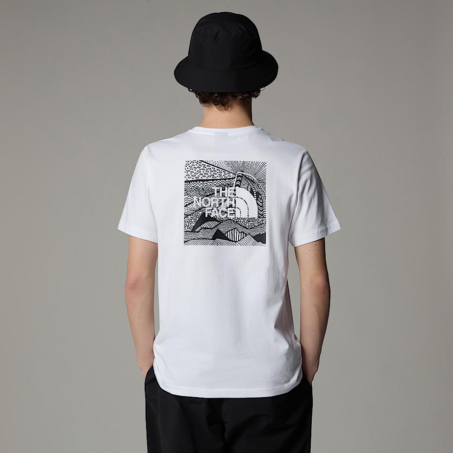 Camiseta The North Face Redbox Celebration Hombre Blancos | NF0A95D1P