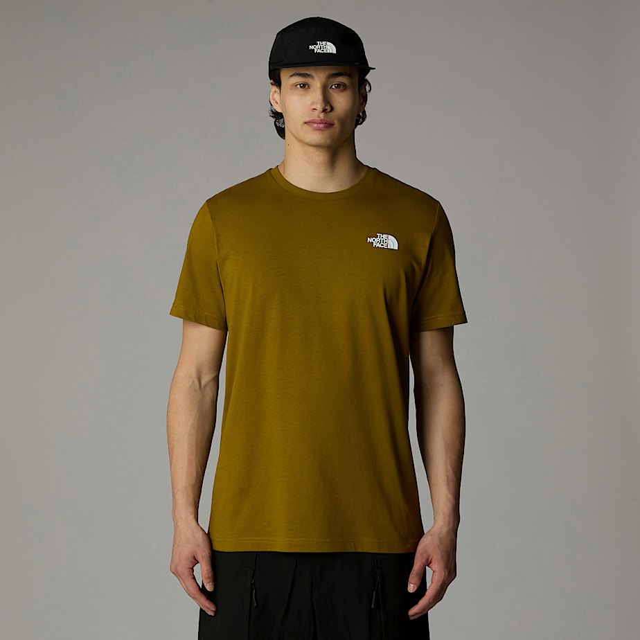 Camiseta The North Face Redbox Hombre Verdes | NF0A24E4R